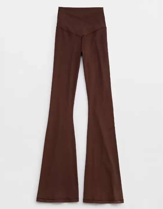 OFFLINE By Aerie Real Me High Waisted Crossover Flare Legging 5 OFFLINE By Aerie Real Me High Waisted Crossover Flare Legging - Image 3