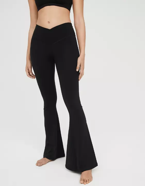 OFFLINE By Aerie Real Me High Waisted Crossover Super Flare Legging 4 OFFLINE By Aerie Real Me High Waisted Crossover Super Flare Legging - Image 2