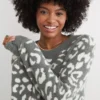 Aerie Leopard Buttercream Sweater 1 Aerie Leopard Buttercream Sweater -Summer Apparel Store 0745 3157 357 of