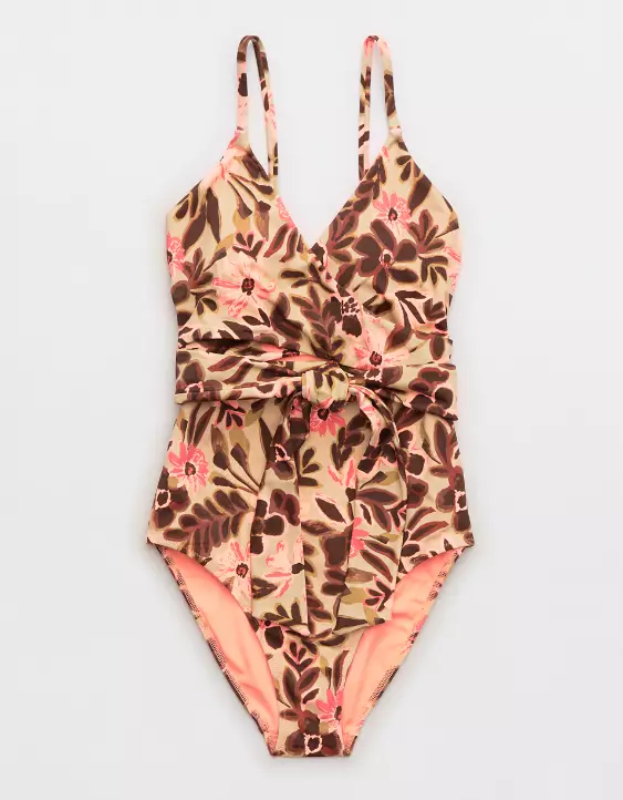 Aerie Wrap One Piece Swimsuit 5 Aerie Wrap One Piece Swimsuit - Image 3