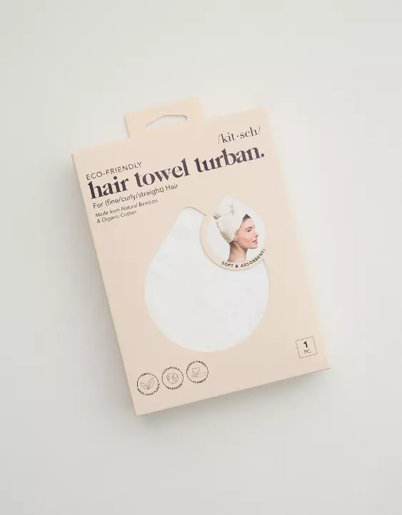 Aerie Kitsch Eco Friendly Hair Towel 4 Aerie Kitsch Eco Friendly Hair Towel - Image 2