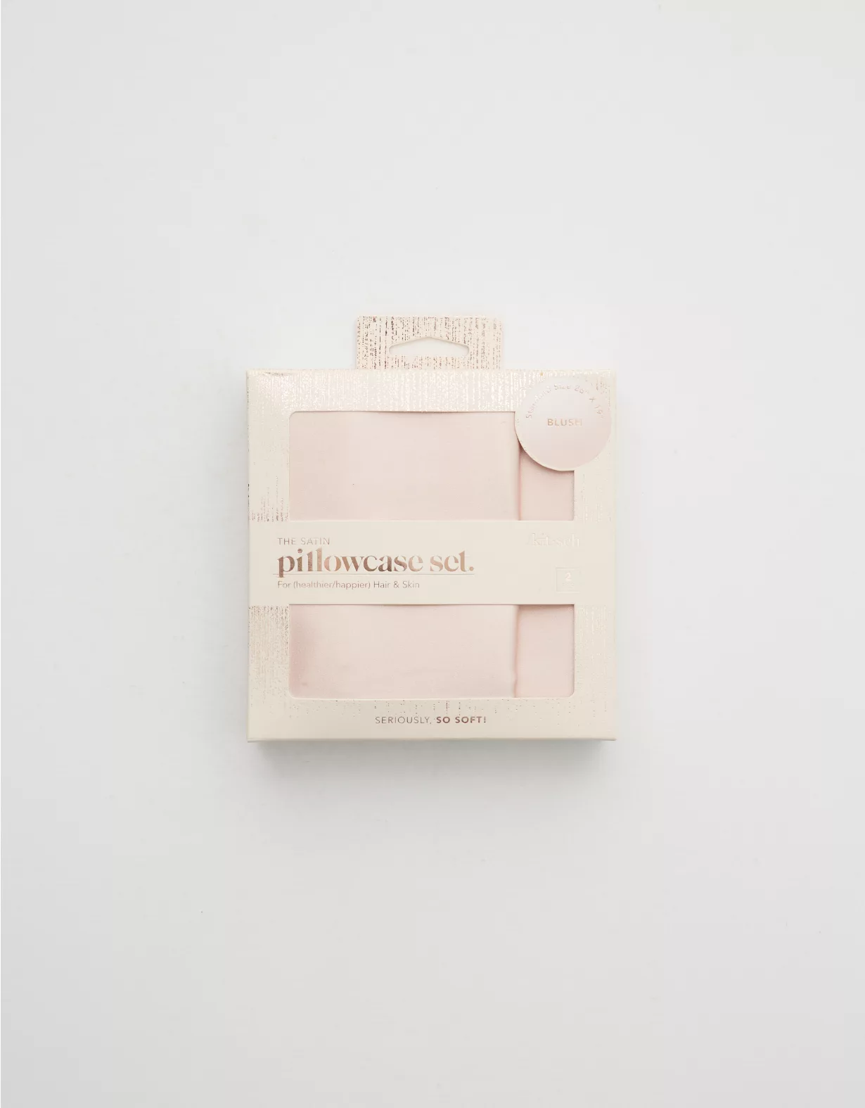 Aerie Kitsch Satin Pillowcase 2-Pack 3 Aerie Kitsch Satin Pillowcase 2-Pack