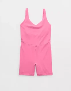 OFFLINE By Aerie Real Me Low Key 5" Romper -Summer Apparel Store 1445 1223 610 f
