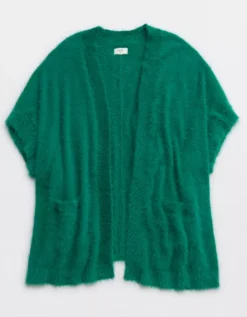 Aerie Fuzzy Sweater Cape 7 Aerie Fuzzy Sweater Cape -Summer Apparel Store 1497 8358 860 f
