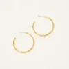 Aerie Demi Fine Large Hoop Earrings 2 Aerie Demi Fine Large Hoop Earrings -Summer Apparel Store 1498 7509 709 f