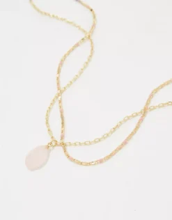 Aerie Stone Bead Necklace -Summer Apparel Store 1498 8318 709 b