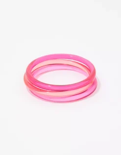 Aerie Neon Clear Bangles -Summer Apparel Store 1498 8592 615 b