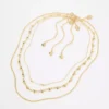 Aerie Dainty Heart And Pearl Necklace Pack -Summer Apparel Store 1498 8606 709 f