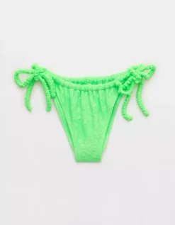 Aerie Lace Scrunchie Tie Cheekiest Bikini Bottom -Summer Apparel Store 1754 4646 707 f