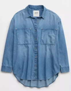 Aerie Anytime Fave Shirt -Summer Apparel Store 1783 3181 936 f