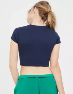 OFFLINE By Aerie Sidewalk Seamless Cropped T-Shirt 7 OFFLINE By Aerie Sidewalk Seamless Cropped T-Shirt -Summer Apparel Store 2161 1499 890 ob