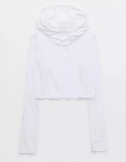 OFFLINE By Aerie Move-It Rib Mock Neck T-Shirt 7 OFFLINE By Aerie Move-It Rib Mock Neck T-Shirt -Summer Apparel Store 2162 1314 100 f