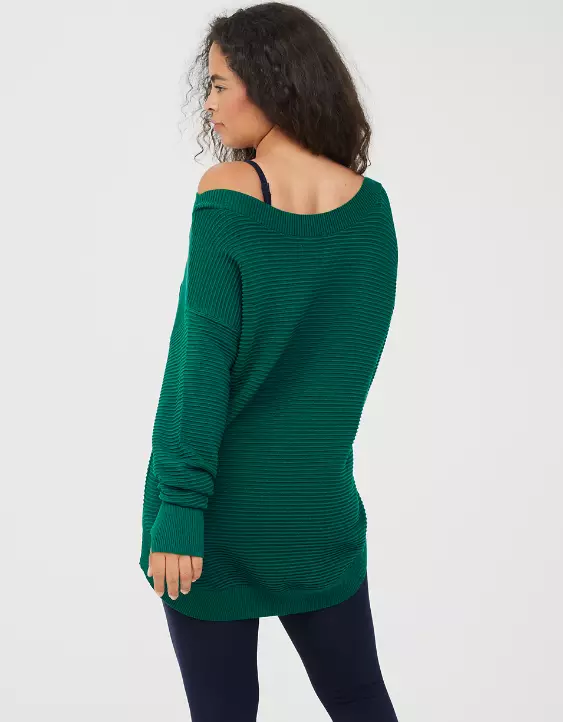 OFFLINE By Aerie Home Stretch Off The Shoulder Sweater 4 OFFLINE By Aerie Home Stretch Off The Shoulder Sweater - Image 2
