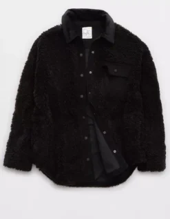 OFFLINE By Aerie Sherpa Corduroy Shacket 7 OFFLINE By Aerie Sherpa Corduroy Shacket -Summer Apparel Store 2168 1530 073 f