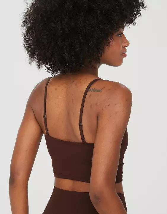 OFFLINE By Aerie Real Me Ruched Longline Sports Bra 5 OFFLINE By Aerie Real Me Ruched Longline Sports Bra - Image 3