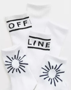 OFFLINE By Aerie Crew Sock 3-Pack