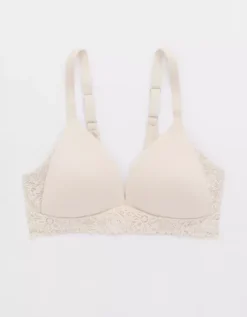 Aerie Sunnie Wireless Lightly Lined Blossom Lace Trim Bra 7 Aerie Sunnie Wireless Lightly Lined Blossom Lace Trim Bra -Summer Apparel Store 4792 8341 172 f