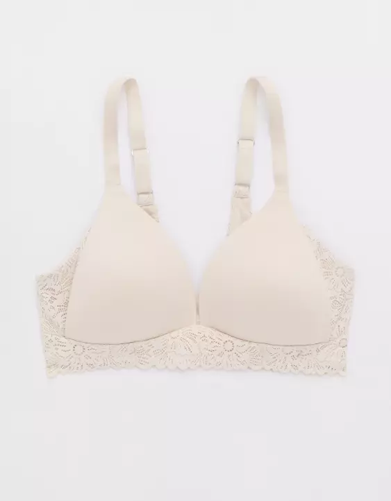 Aerie Sunnie Wireless Lightly Lined Blossom Lace Trim Bra 5 Aerie Sunnie Wireless Lightly Lined Blossom Lace Trim Bra - Image 3