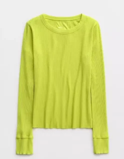 Aerie Fireside Long Sleeve Crewneck T-Shirt 7 Aerie Fireside Long Sleeve Crewneck T-Shirt -Summer Apparel Store 5493 3215 708 f