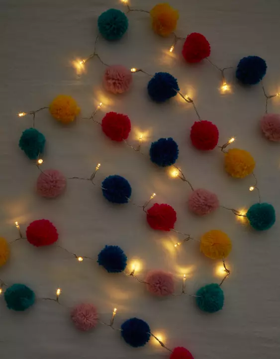 Aerie Sunnylife Pom Pom String Lights 4 Aerie Sunnylife Pom Pom String Lights - Image 2