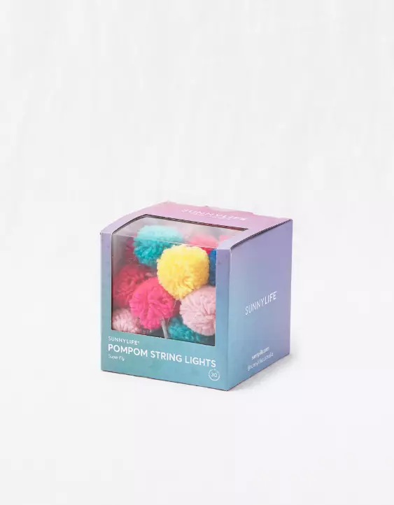 Aerie Sunnylife Pom Pom String Lights 5 Aerie Sunnylife Pom Pom String Lights - Image 3