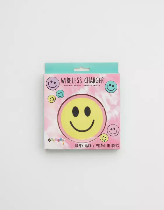Aerie Iscream Smiley Face Wireless Charger 4 Aerie Iscream Smiley Face Wireless Charger - Image 2