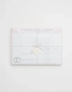 Aerie Elum Empowered Plans Mini Desk Blotter -Summer Apparel Store 5498 8485 615 b