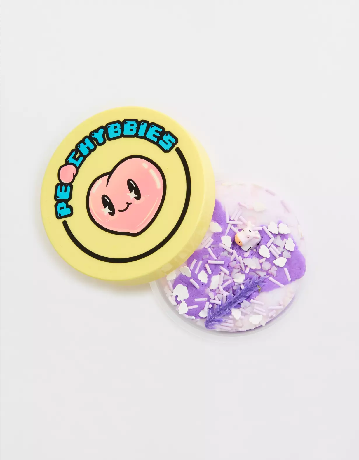 Aerie PeachyBbies Lavender Cow Slime 3 Aerie PeachyBbies Lavender Cow Slime