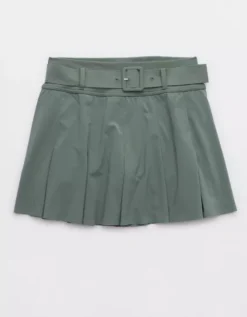OFFLINE By Aerie Real Me Belted Pleated Skort 7 OFFLINE By Aerie Real Me Belted Pleated Skort -Summer Apparel Store 6498 1273 357 f