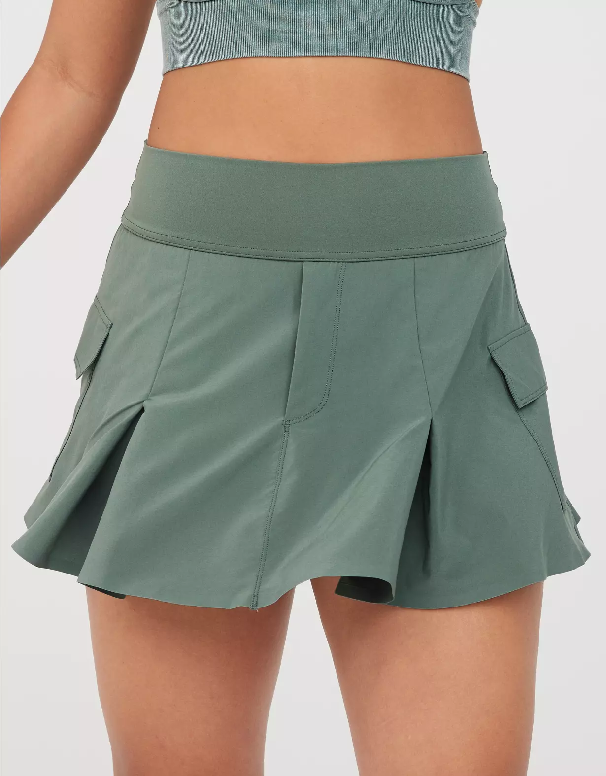 OFFLINE By Aerie Real Me Cargo Pleated Skort 3 OFFLINE By Aerie Real Me Cargo Pleated Skort