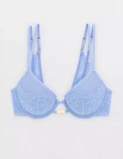 Aerie Show Off Plunge Push Up Lace Bra -Summer Apparel Store 6732 5101 582 f