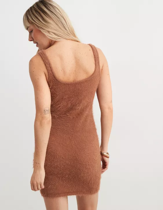 Aerie Fuzzy Sweater Dress 4 Aerie Fuzzy Sweater Dress - Image 2