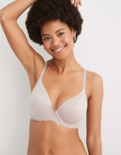 Aerie Sunnie Full Coverage Lightly Lined Blossom Lace Trim Bra
